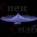 Светодиодная гирлянда "Звездное Небо" d=40м IP65 20м 90 нитей синий