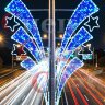 Светодиодная консоль "Ледяные звезды" 160 х 190 см